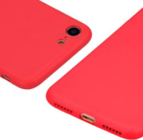 Силиконов гръб ТПУ PREMIUM CASE за Apple iPhone 7 4.7 / Apple iPhone 8 4.7 / Apple iPhone SE2 2020 / Apple iPhone SE3 2022 червен 